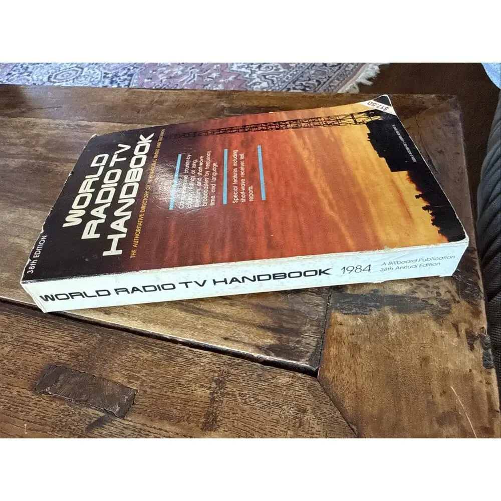 Vintage 1984 World Radio TV Handbook 38th Edition WRTH Shortwave DXing Manual